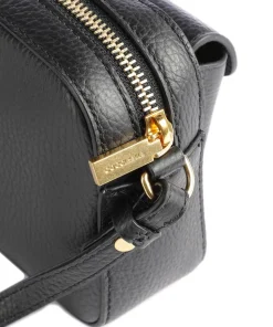 Beat Soft Umhängetasche genarbtes Rindsleder schwarz