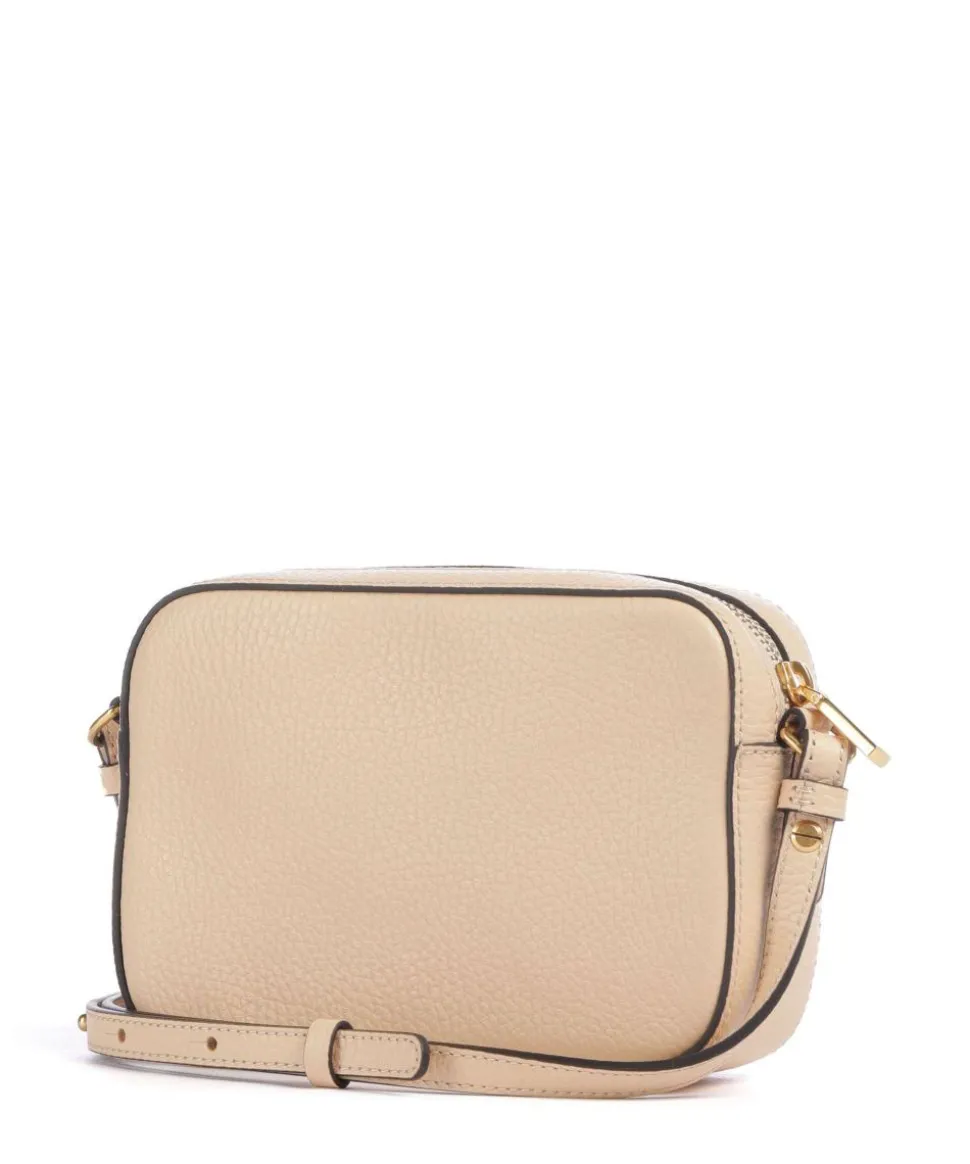 Beat Soft Umhängetasche genarbtes Leder natur