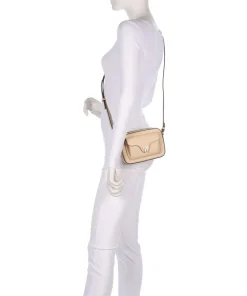 Beat Soft Umhängetasche genarbtes Leder natur