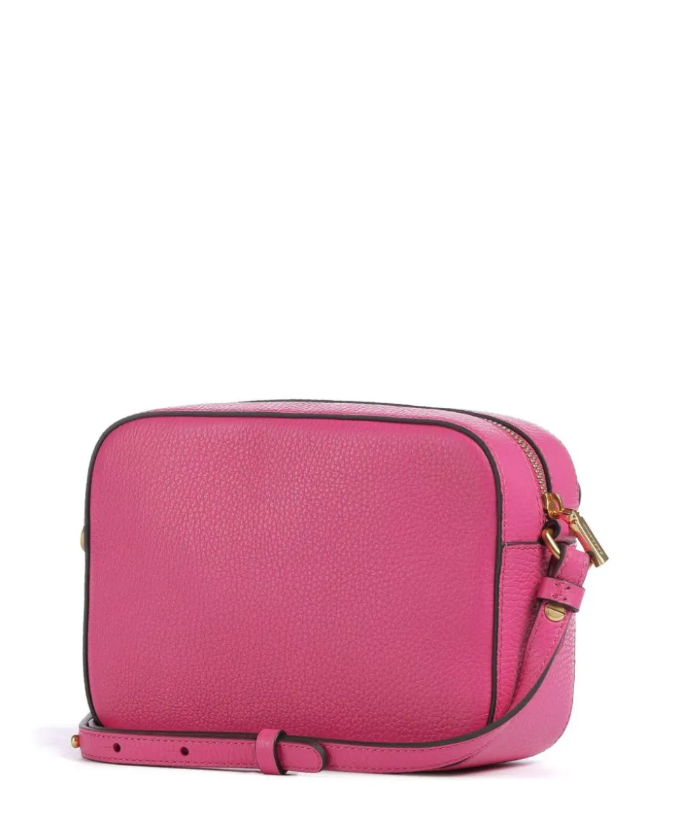 Beat Soft Umhängetasche genarbtes Rindsleder fuchsia