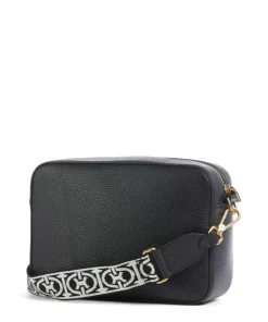 Beat Umhängetasche genarbtes Rindsleder schwarz