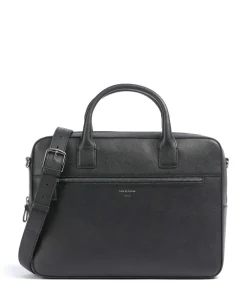 Beckholmen Aktentasche 14″ genarbtes Rindsleder navy