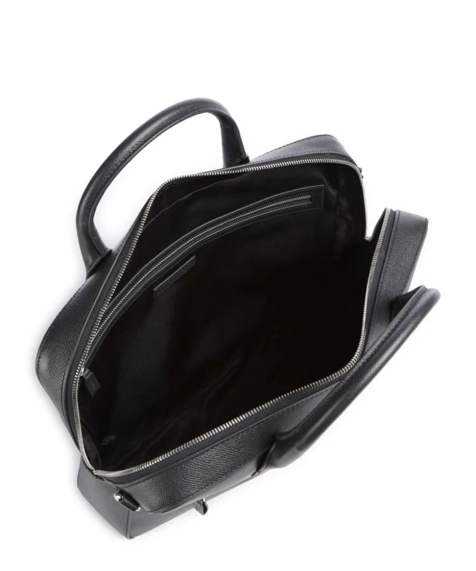 Beckholmen Aktentasche 14″ genarbtes Rindsleder navy