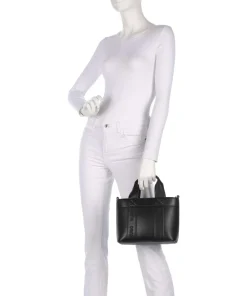 Becky Handtasche Lederimitat schwarz