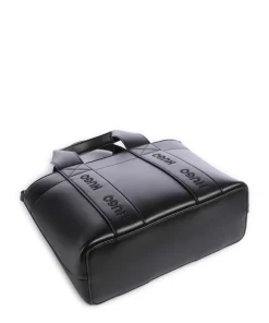 Becky Handtasche Lederimitat schwarz