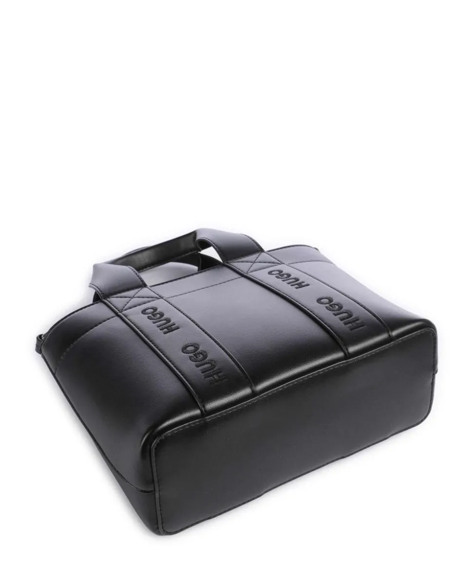 Becky Handtasche Lederimitat schwarz