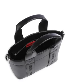 Becky Handtasche Lederimitat schwarz