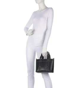 Becky Handtasche Lederimitat schwarz