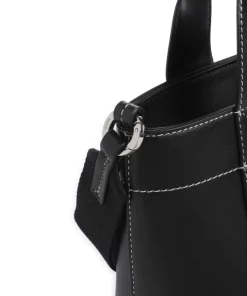 Becky Handtasche Lederimitat schwarz