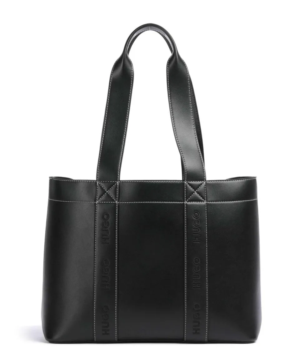 Becky Shopper Lederimitat schwarz