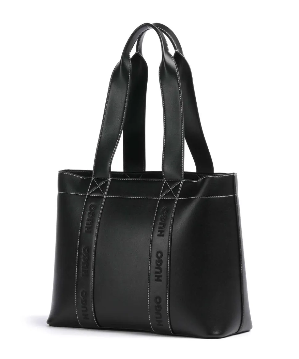 Becky Shopper Lederimitat schwarz