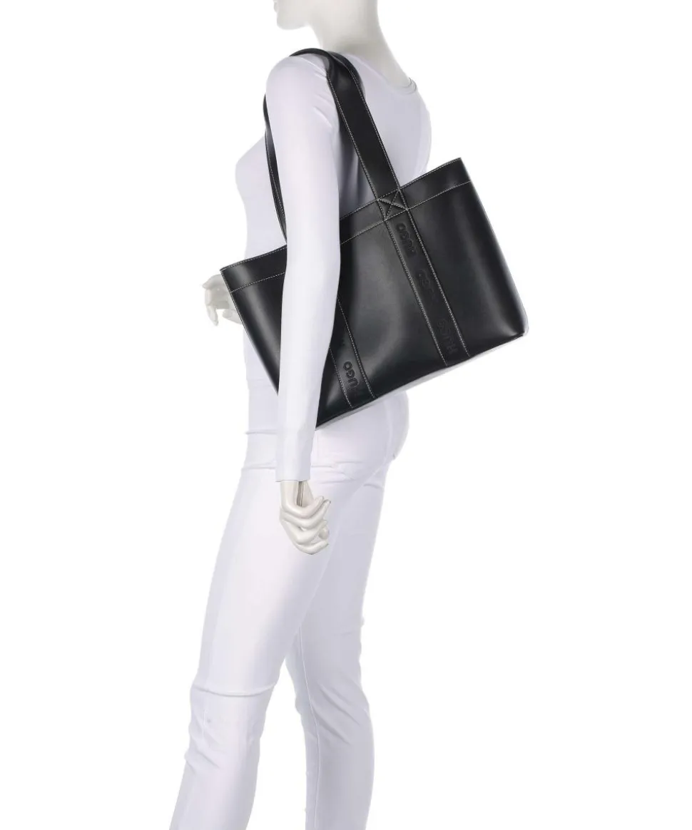 Becky Shopper Lederimitat schwarz