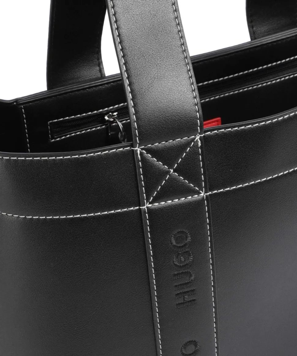 Becky Shopper Lederimitat schwarz