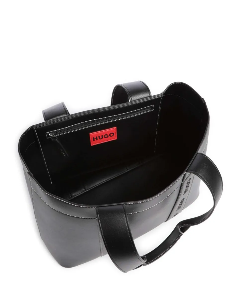 Becky Shopper Lederimitat schwarz