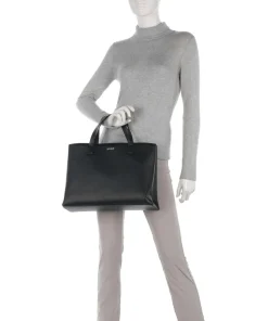 Bel Handtasche Lederimitat schwarz