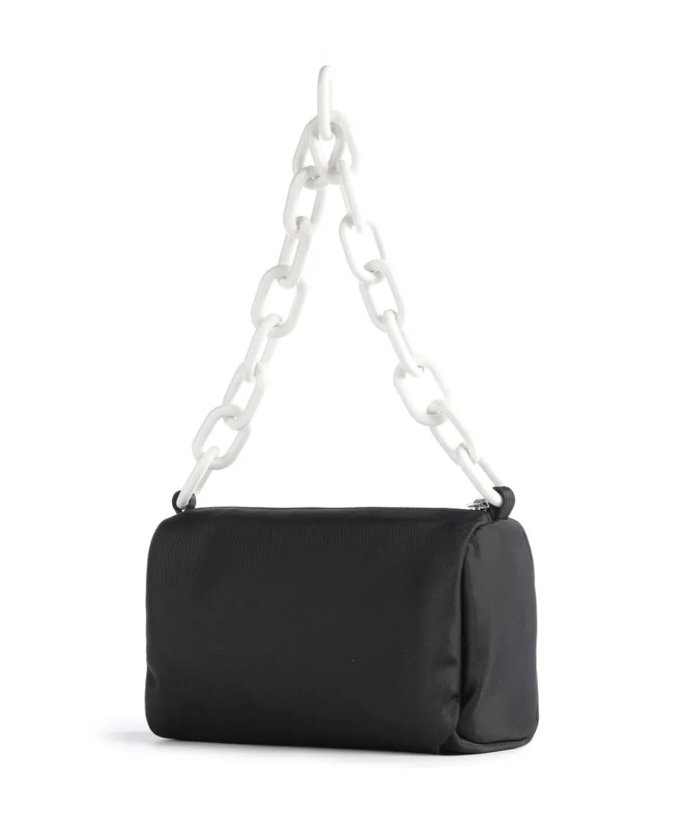 Bel Schultertasche recyceltes Polyester schwarz