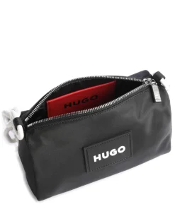 Bel Schultertasche recyceltes Polyester schwarz