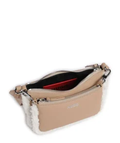 Bel Umhängetasche recyceltes Polyurethane beige