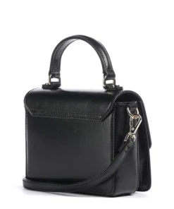 Bele Umhängetasche fein genarbtes Rindsleder schwarz