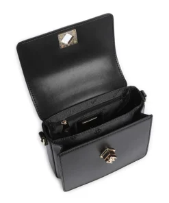 Bele Umhängetasche fein genarbtes Rindsleder schwarz