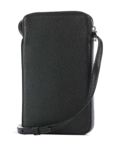 Bella Handytasche Leder schwarz