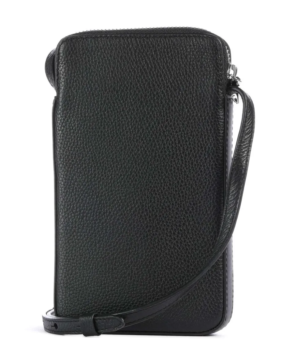 Bella Handytasche Leder schwarz