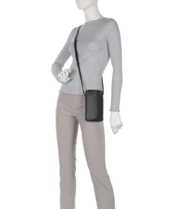 Bella Handytasche Leder schwarz