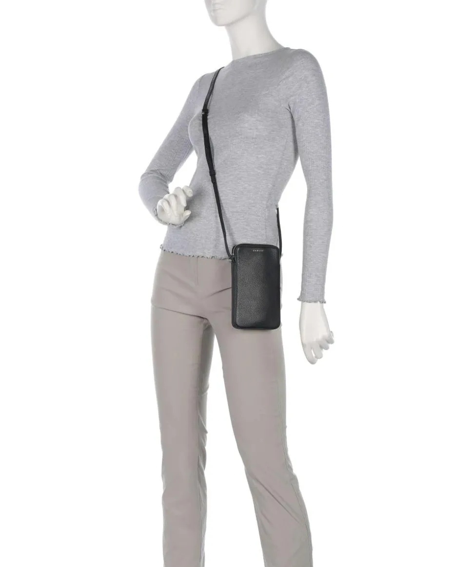 Bella Handytasche Leder schwarz