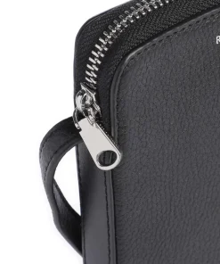 Bella Handytasche Leder schwarz