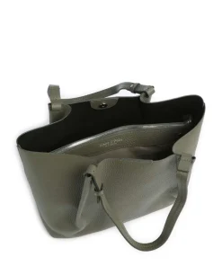 Bellar M Shopper genarbtes Rindsleder khaki