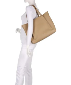 Bellar M Shopper genarbtes Rindsleder beige
