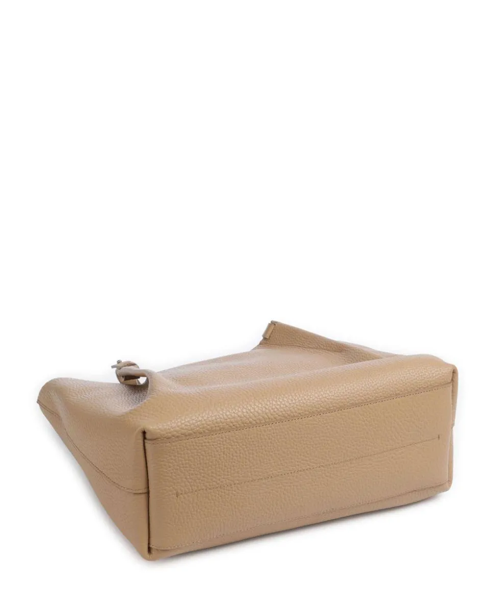 Bellar M Shopper genarbtes Rindsleder beige