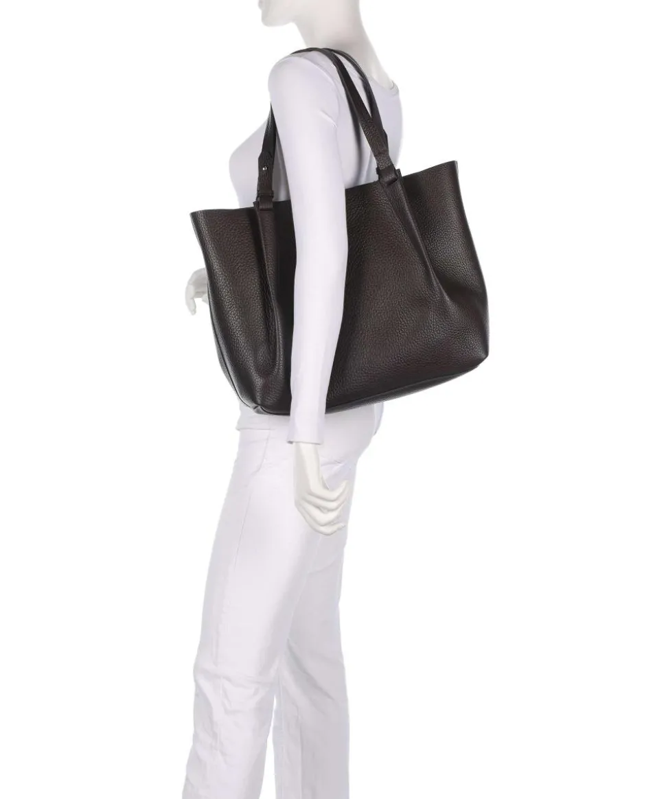 Bellar M Shopper genarbtes Rindsleder dunkelbraun