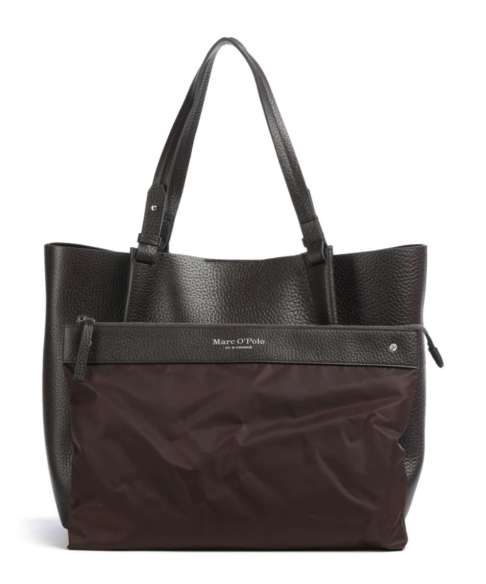 Bellar M Shopper genarbtes Rindsleder dunkelbraun