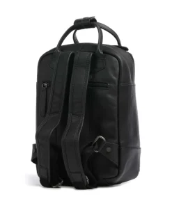 Bellary Rucksack Pull-Up Rindsleder schwarz