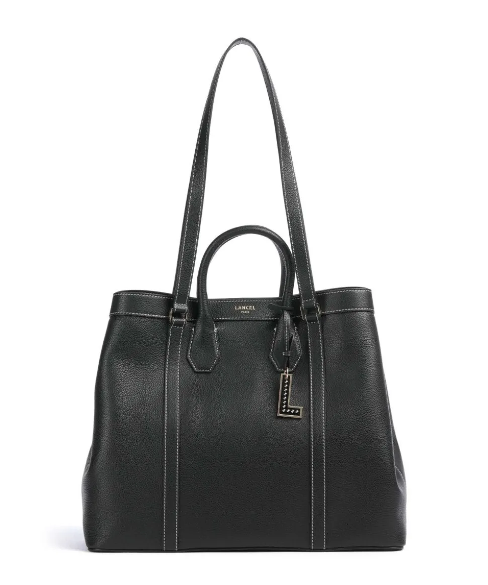 Belleville Shopper genarbtes Rindsleder schwarz