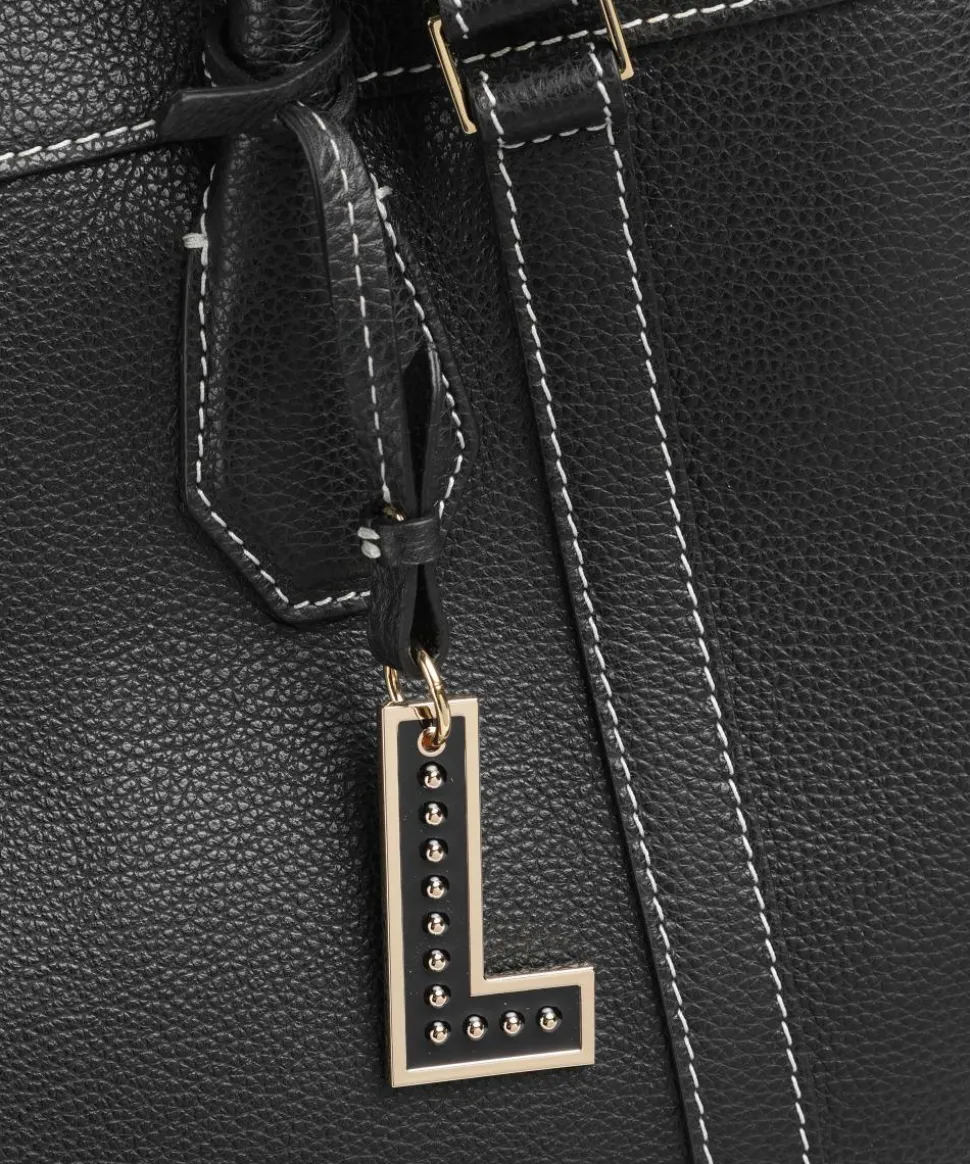 Belleville Shopper genarbtes Rindsleder schwarz