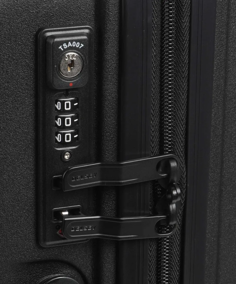 Belmont Plus 4-Rollen Trolley schwarz 55 cm