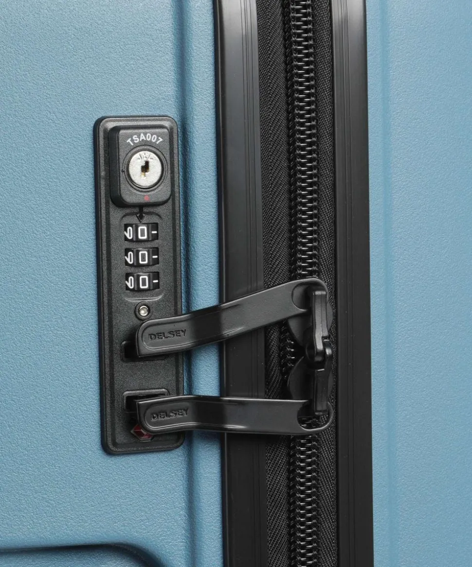 Belmont Plus 4-Rollen Trolley blau 76 cm