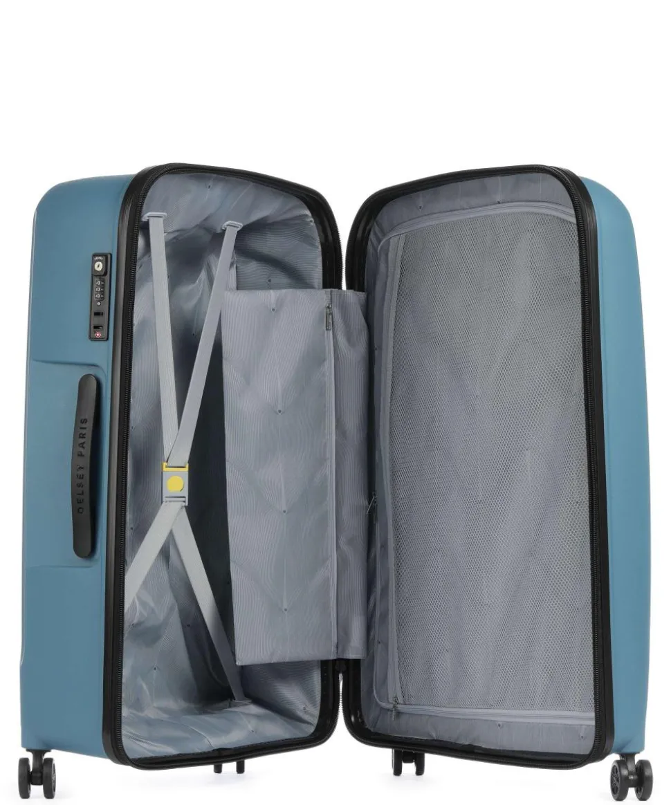 Belmont Plus 4-Rollen Trolley blau 76 cm