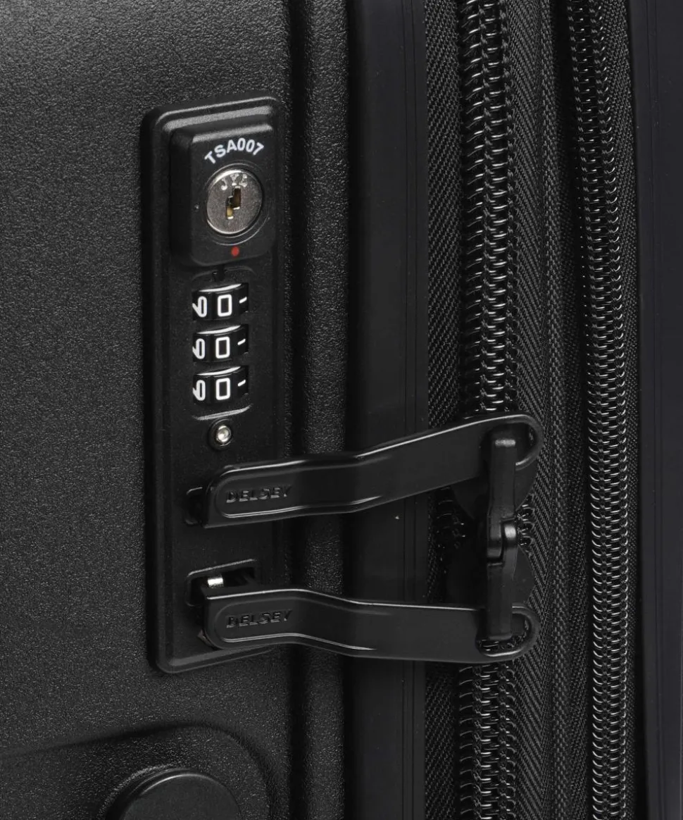 Belmont Plus 4-Rollen Trolley schwarz 55 cm