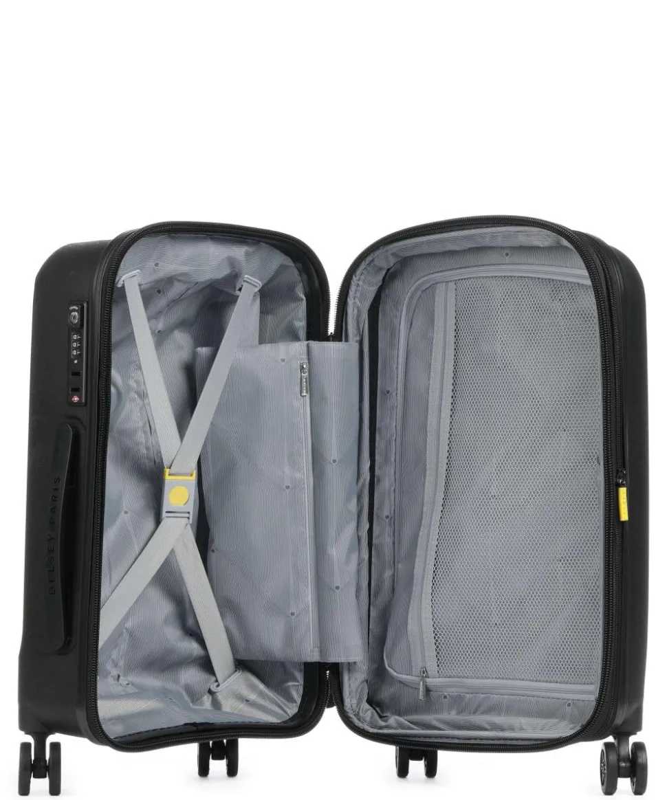 Belmont Plus 4-Rollen Trolley schwarz 55 cm