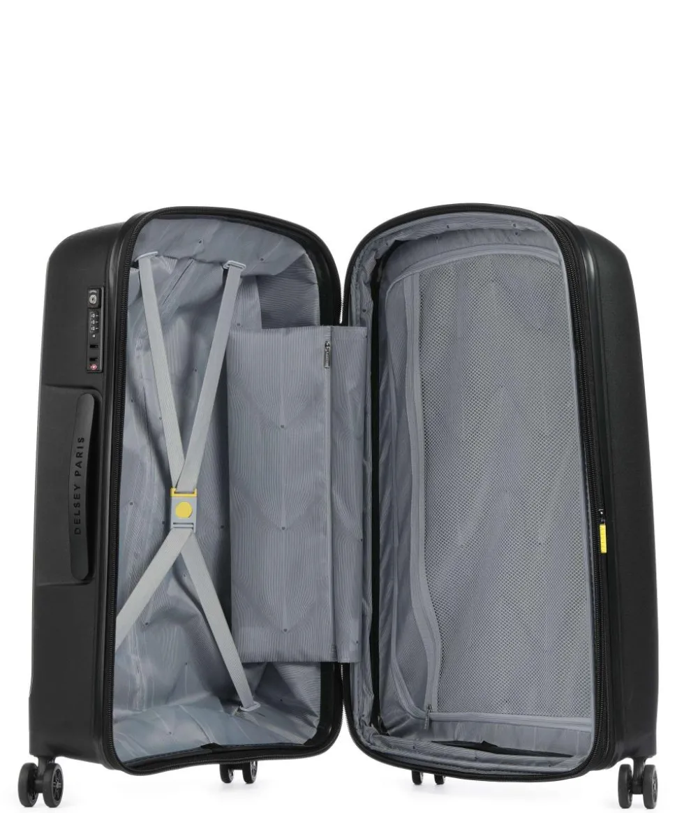 Belmont Plus 4-Rollen Trolley schwarz 70 cm