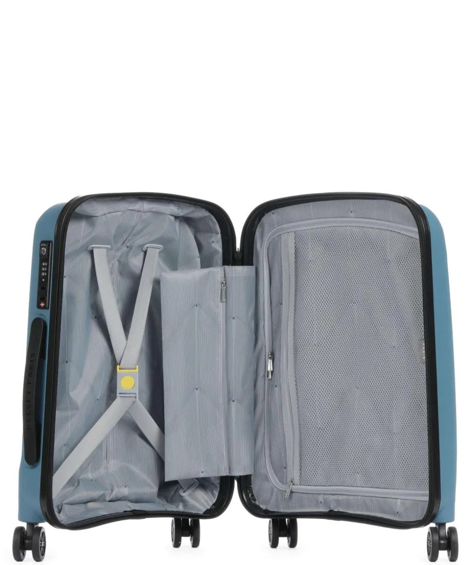 Belmont Plus 4-Rollen Trolley blau 55 cm