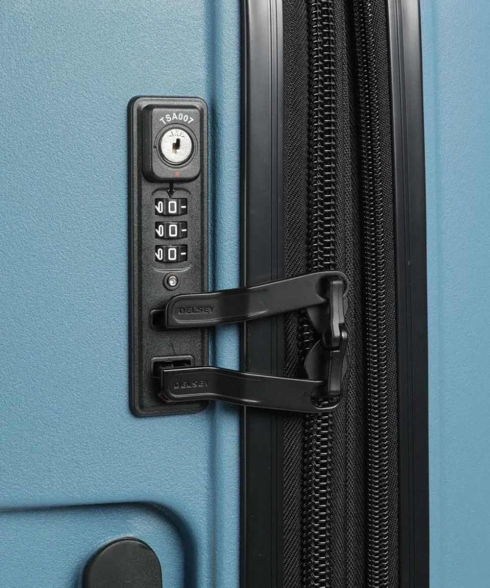 Belmont Plus 4-Rollen Trolley blau 76 cm