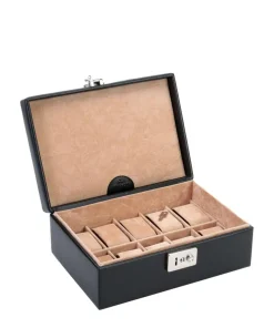 Beluga Schmuckkasten Leder schwarz