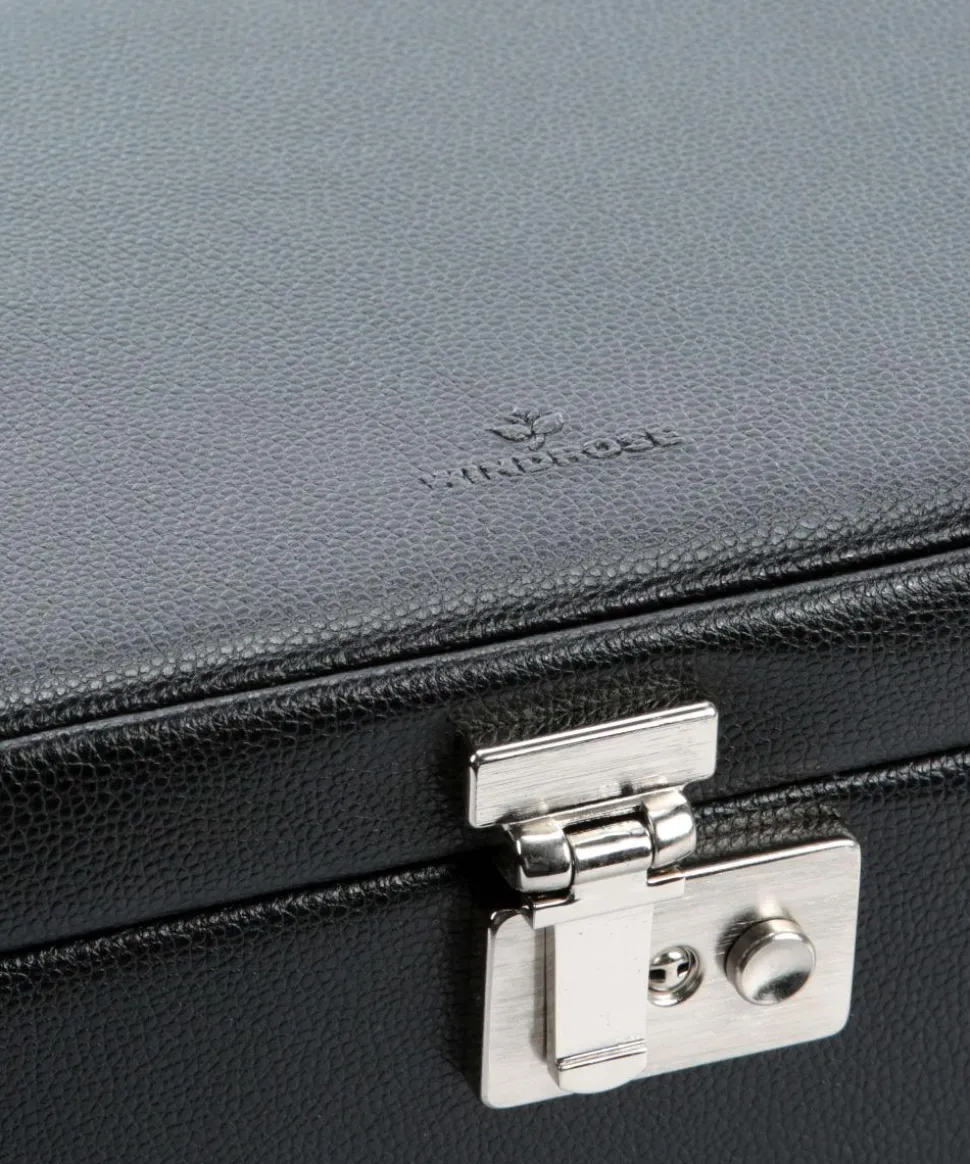 Beluga Schmuckkasten Leder schwarz