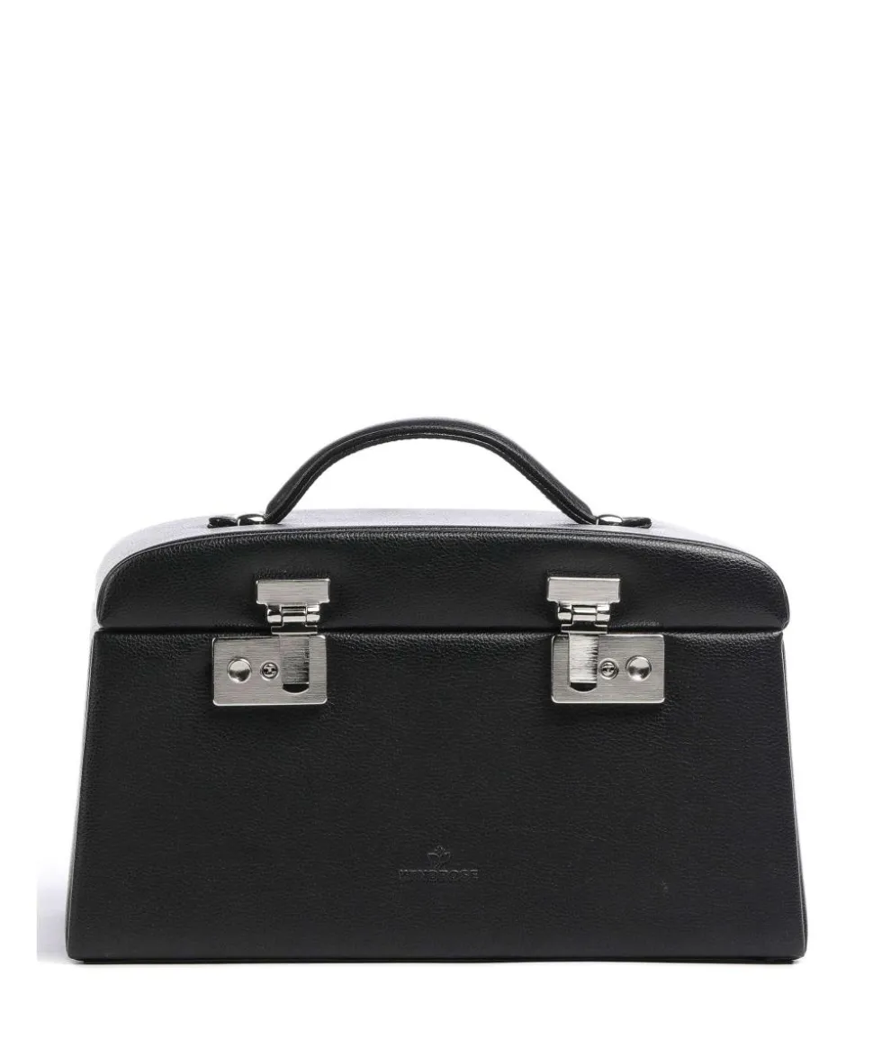 Beluga Schmuckkasten Lederimitat schwarz