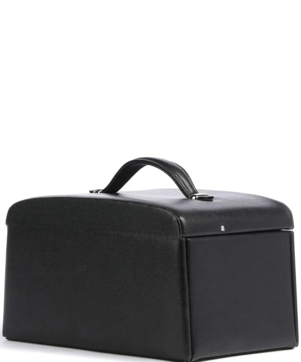 Beluga Schmuckkasten Lederimitat schwarz