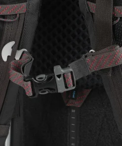 Bergelmer 50L Trekkingrucksack recyceltes Polyamid dunkelgrau